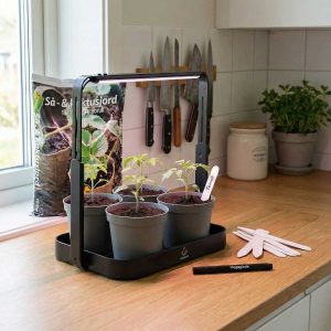 Forkultiveringspakke | Hageglede drivbenk, dyrkepotter, merkepenn og jord