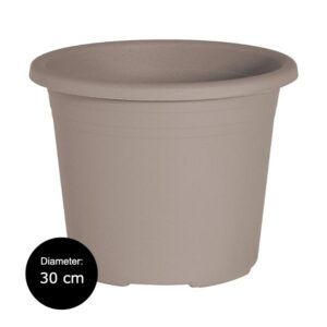 Cylindro plastpotte | Ø 30 cm | Beige