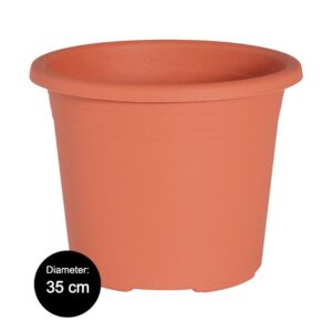 Cylindro plastpotte | Ø 35 cm | Terracotta
