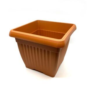 Similcotto Square potte | 35x35 cm | Terracotta
