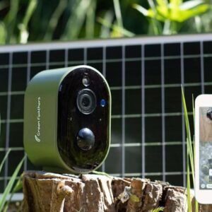 Solcelledrevet trådløst kamera for fuglekasse