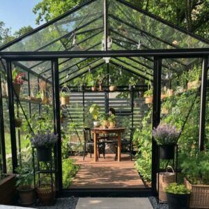 Dobbel skyvedør | Ventus | Sortlakkert