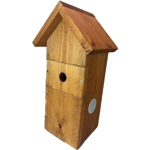 Fuglekasse spesialdesignet for solcelledrevet trådløst kamera