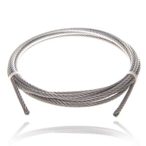 Stålwire syrefast | 4 mm | Rull á 10 m