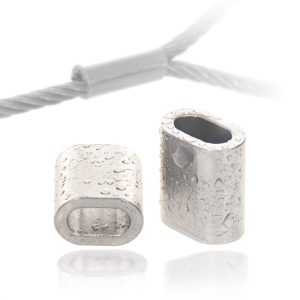 Lås | Syrefast stål | For 4 mm wire