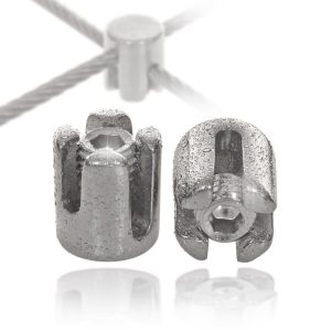 Kryss-stykke | Syrefast stål | For 4 mm wire