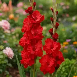 Gladiol 'Velvet Raspberry' | 7 knoller