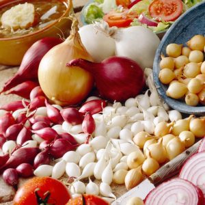 Setteløk i mikspakke | 1 kg | 3 sorter setteløk