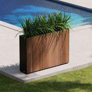 Plantekasse Deco Wood | 120x25x80 cm