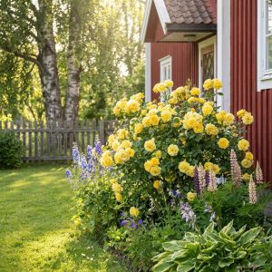 Klaserose 'Friesia' | 1 rose på barrot