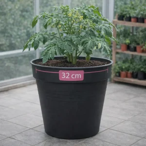 Blomsterpotte Camelie | Antrasitt | 32 cm