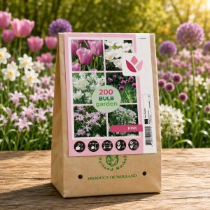 XXL-Pakke | Blomsterløkblanding "Garden Bulbs Pink" | 200 blomsterløk