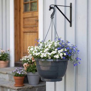 Hengeampel Komet | Ø22 cm | Antrasitt